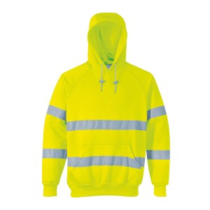 Portwest B304 Bluza ostrzegawcza z kapturem żółty