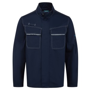 Bluza trudnopalna Bizweld Work BZ739NVR granatowy