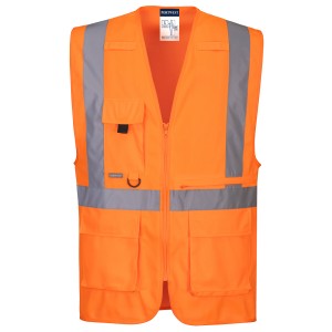 Portwest C357 Kamizelka HI-Vis Executive z kieszenią na tablet pomarańczowy