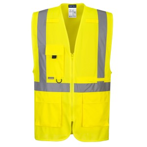 Portwest C357 Kamizelka HI-Vis Executive z kieszenią na tablet seledynowy