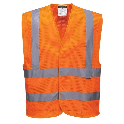 Portwest C370 Siatkowa kamizelka ostrzegawcza pomarańczowy 4X5X
