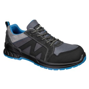 Półbuty zamszowo tekstylne Composite S1PS SR FO FC23BKB czarny/niebieski