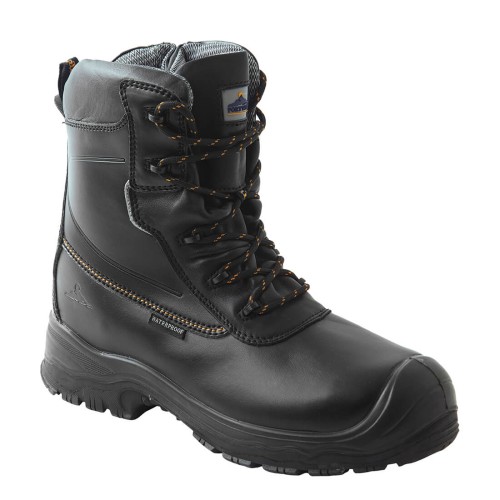 Portwest FD02 Trzewiki Traction o wysokości 7 cali (18 cm) S3 HRO CI WR czarny