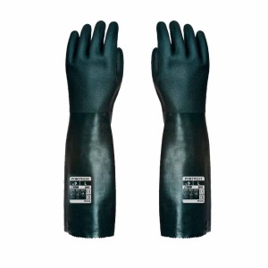 Portwest A845 Rękawica pokryta podwójną warstwą PCV 45 cm zielony XL