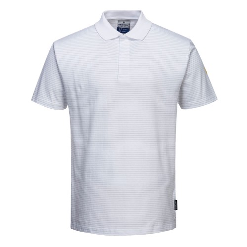 Antystatyczna koszulka Polo ESD AS21WHR4XL biały 4XL