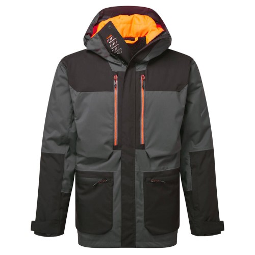 Kurtka zimowa parka EV4 EV461MGRL metaliczny szary L