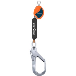 Portwest FP80O8R 2m Samozwijająca się linia życia 140kg orange/black