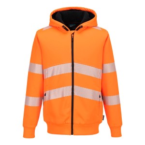 PW321 Bluza zimowa ostrzegawcza, zapinana na zamek błyskawiczny PW321ORR pomarańczowy