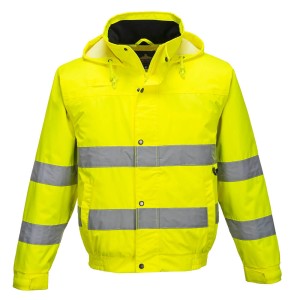 Portwest S161 Kurtka ostrzegawcza Lite Bomber żółty