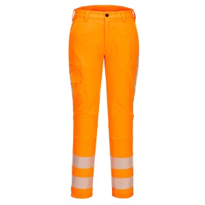 Portwest R440 Spodnie ostrzegawcze ze stretchem RWS pomarańczowy