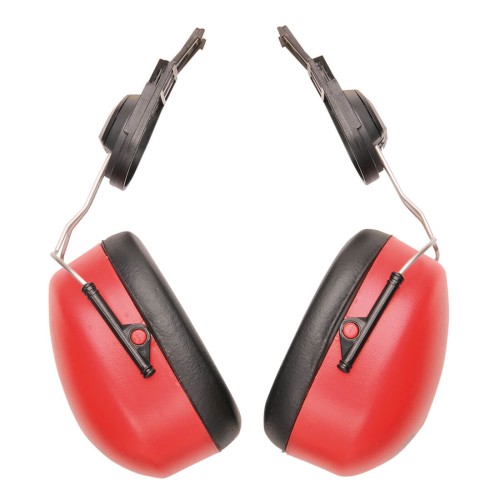 Portwest PW47 Ochronniki słuchu Endurance Clip-On czerwony