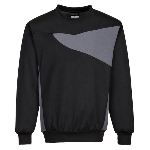 Portwest PW273 Bluza PW2 okrągłym wykończeniem pod szyją czarno-szary