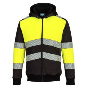 Portwest PW377YBR Ocieplana bluza ostrzegawcza PW3 Klasa 1 żółty/czarny