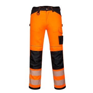 Portwest PW385 Spodnie damskie do pasa odblaskowe pomarańczowy