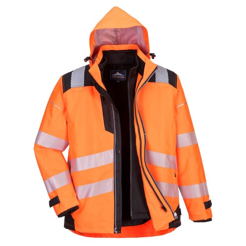 Portwest PW365 Kurtka ostrzegawcza Softshell pomarańczowy