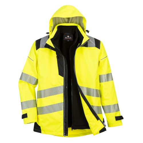 Portwest PW365 Kurtka ostrzegawcza Softshell żółty