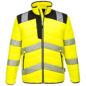 Portwest PW371 Kurtka ostrzegawcza PW3 Baffle czarno-żółty