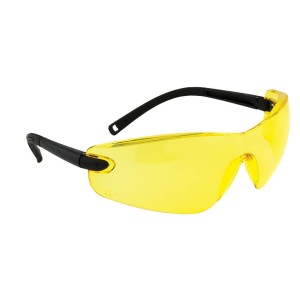 Portwest PW34 Profilowane okulary ochronne czarno-pomarańczowy