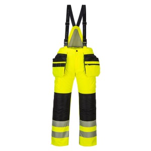 Portwest PW351 Wypinane ogrodniczki dla podwyższenia funkcjonalności żółty