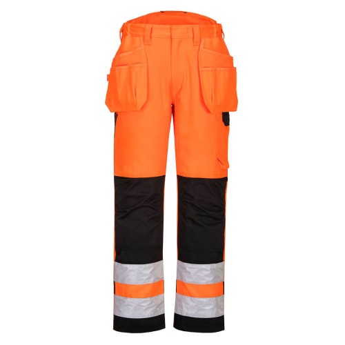 Portwest PW242 Spodnie ostrzegawcze z kaburami PW2 pomarańczowy