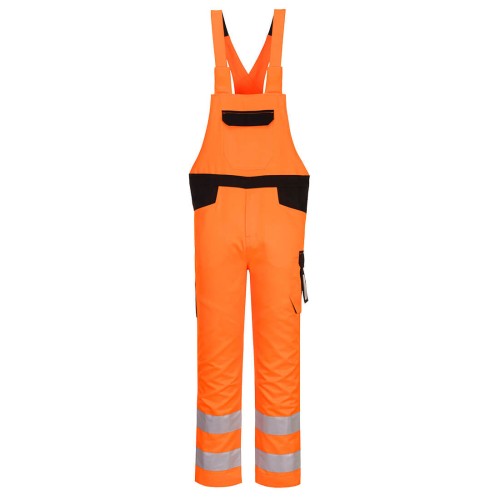 Portwest PW244 Ogrodniczki ostrzegawcze PW2 pomarańczowy