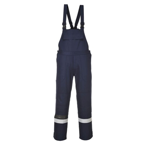 Portwest FR27 Spodnie ogrodniczki Bizflame Plus granatowy
