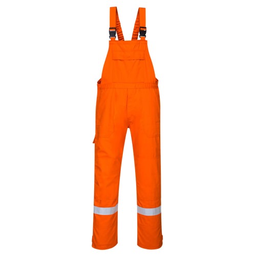 Portwest FR27 Spodnie ogrodniczki Bizflame Plus pomarańczowy