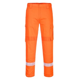 Portwest FR401 Spodnie trudnopalne Bizflame Plus pomarańczowy