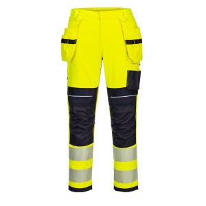Trudnopalne spodnie multiochronne Modaflame PW3 z kaburami FR407YNR żółty/granatowy