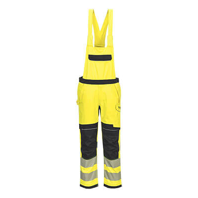 Trudnopalne ogrodniczki multiochronne Modaflame PW3 FR420YBR żółty/czarny