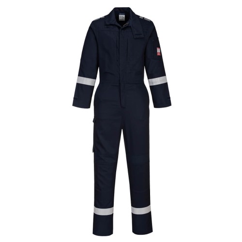 Portwest FR502 Lekki kombinezon Bizflame Plus granatowy