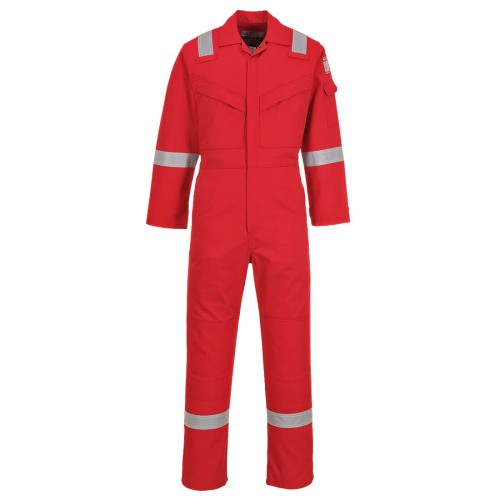 Portwest FR50 Kombinezon trudnopalny i antystatyczny 350g czerwony