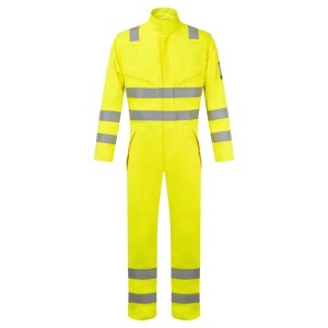 Kombinezon ostrzegawczy trudnopalny Modaflame Work Multi-Norm FR528YER żółty