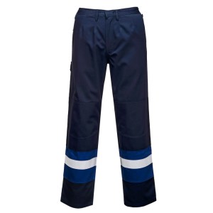 Portwest FR56 Spodnie trudnopalne Bizflame Plus granatowo-niebieski