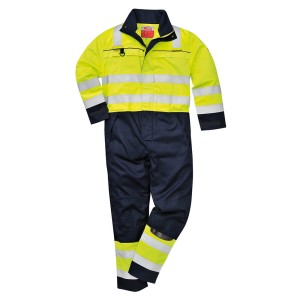 Portwest FR60 Kombinezon ostrzegawczy Multi-Norm granatowo-seledynowy