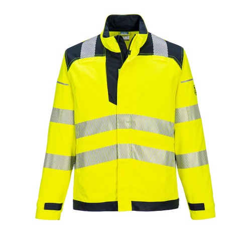 Trudnopalna bluza multiochronna Modaflame PW3 FR714YNR żółty/granatowy