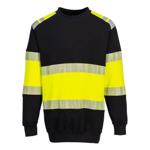 Portwest FR716YBR Bluza trudnopalna, antystatyczna i ostrzegawcza PW3 klasa 1 żółty/czarny