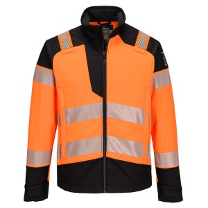 Kurtka multiochronna PW3 Modaflame Softshell FR718OBR pomarańczowy/czarny