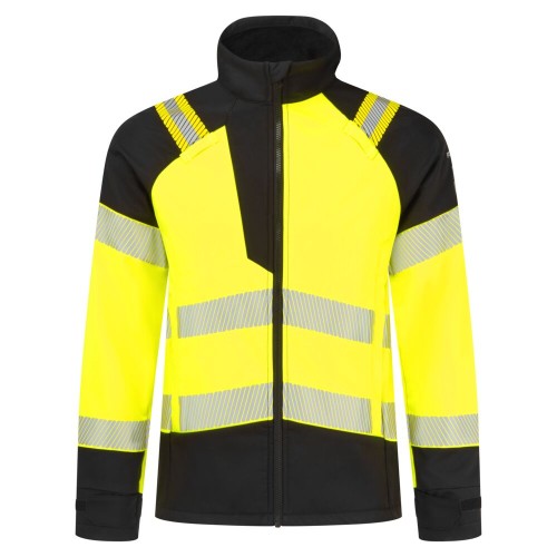 Kurtka multiochronna PW3 Modaflame Softshell FR718YBR żółty/czarny