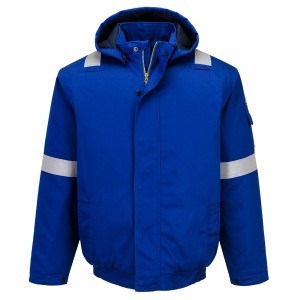 Kurtka ocieplana Bomber Bizflame Work+ FR FR731RBR królewski niebieski