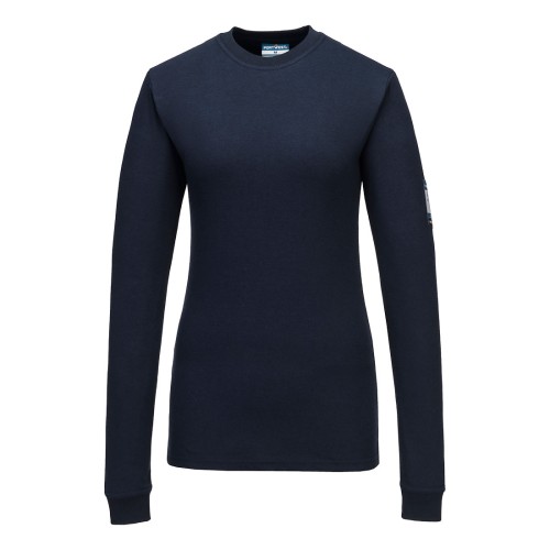 Trudnopalna koszulka damska multiochronna PW3 Modaflame Knit FR808NVR granatowy