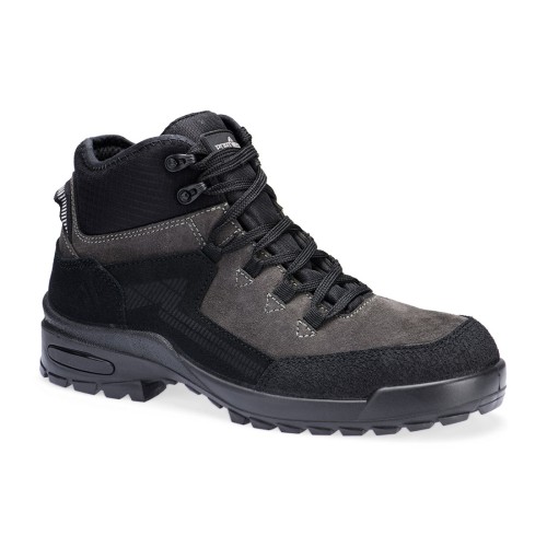 Buty zamszowe S3L CI FO SR FT72BGY czarno-szary