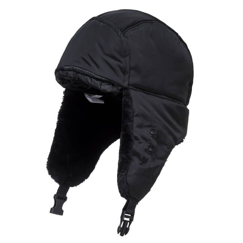 Portwest HA13 Czapka ocieplana Trapper czarny