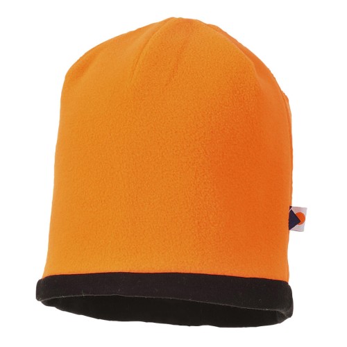 Portwest HA14 Odwracalna czapka ostrzegawcza Beanie  czarno-pomarańczowy