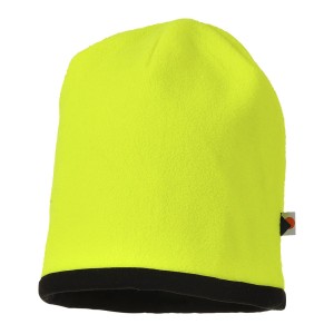 Portwest HA14 Odwracalna czapka ostrzegawcza Beanie  czarno-żółty