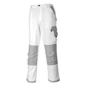 Portwest KS54 Spodnie Painters Pro biały