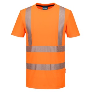 T-shirt ostrzegawczy KX3 Sports KX301ORR pomarańczowy