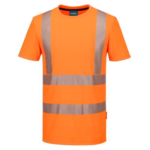 T-shirt ostrzegawczy KX3 Sports KX301ORR pomarańczowy