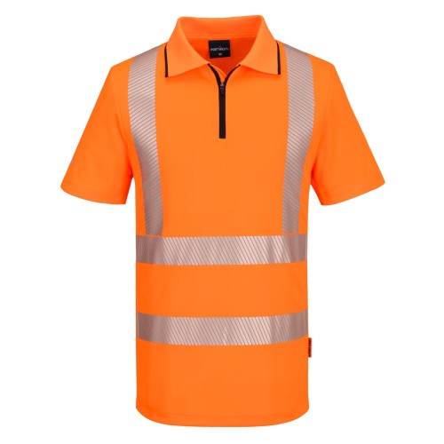 Polo KX3 z krótkim rękawem KX302ORR pomarańczowy