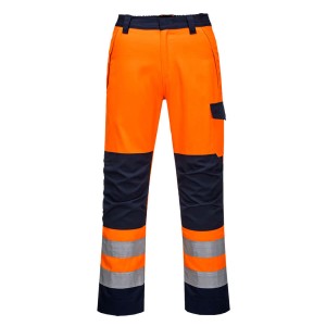 Portwest MV36 Spodnie Modaflame RIS granatowo-pomarańczowy